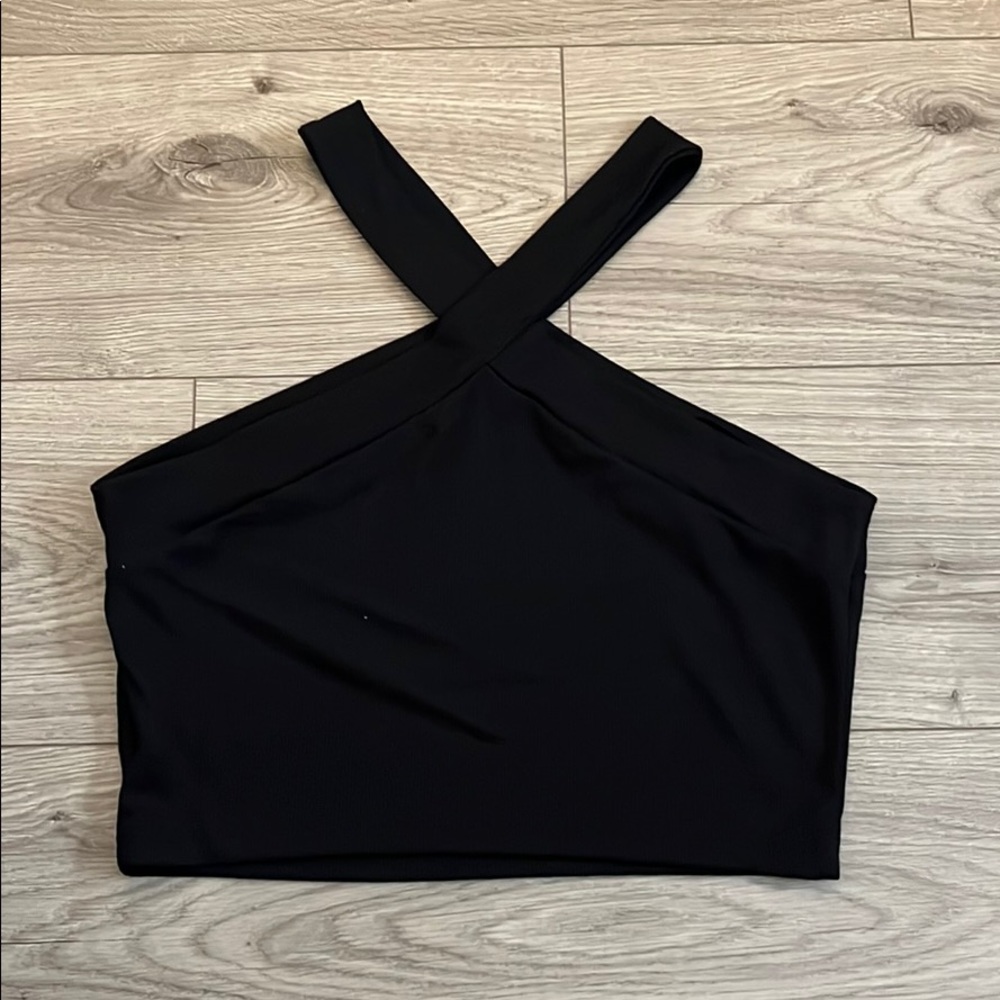 Black halter never worn